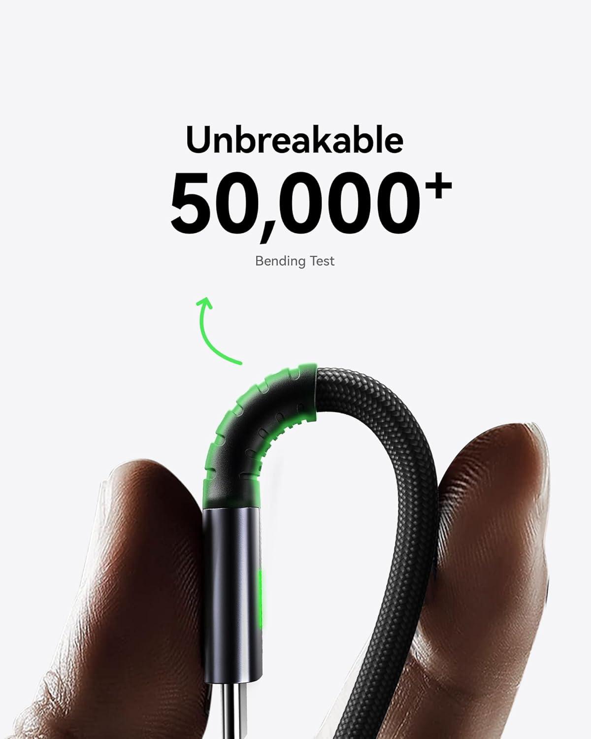 image:imageINIU USB C Cable 66ft2m 100W PD USBC to USBC Charger Cable Fast Charging Nylon Braided Type C to C Power Cord Data Cable USBC for iPad Air MacBook Pro iPhone 16 15 Samsung Galaxy S23 S22 A966ft