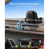 INIU Car Phone Holder for Magsafe, Qi2 Certified Wireless Car Charger for Mount Dash【360°】 Phone Mount Auto Clamping Car Accessories Compatible with iPhone 17 16 15 14 13 Xs Samsung S23 etc(Black)