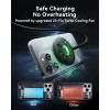 INIU Magnetic Wireless Charger, Qi2 Certified 15W Fast Mag-Safe Wireless Charging Pad with Cooling Fan, Only for iPhone 17 16 15 14 13 12 Series, AirPods, and More (Adapter Included)