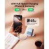 INIU Pocket Size Portable Charger, Ultra Small 10000mAh 45W PD Power Bank, Fast Charging Battery Pack, Travel Essentials Powerbank for iPhone 17 16 Pro Air, Xiaomi 17 Pro Max 16 15 14, Samsung S24 etc(Light Pink)
