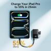 INIU Pocket Size Portable Charger, Ultra Small 10000mAh 45W PD Power Bank, Fast Charging Battery Pack, Travel Essentials Powerbank for iPhone 17 16 Pro Air, Xiaomi 17 Pro Max 16 15 14, Samsung S24 etc(Black)
