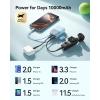 INIU Pocket Size Portable Charger, Ultra Small 10000mAh 45W PD Power Bank, Fast Charging Battery Pack, Travel Essentials Powerbank for iPhone 17 16 Pro Air, Xiaomi 17 Pro Max 16 15 14, Samsung S24 etc(Light Pink)