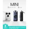 INIU Portable Charger, 5000mAh Power Bank for Apple Watch, 20W PD Fast Charging with Built-in USB C Cable, Flight-Safe Travel Essential Battery Pack for Apple Watch Ultra 11 10 SE, iPhone Air 17 16 15(Black)
