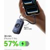 INIU Portable Charger, 5000mAh Power Bank for Apple Watch, 20W PD Fast Charging with Built-in USB C Cable, Flight-Safe Travel Essential Battery Pack for Apple Watch Ultra 11 10 SE, iPhone Air 17 16 15(White)