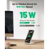INIU Wireless Charger, 15W Fast Qi Certified Wireless Charging Station with Sleep-Friendly Adaptive Light Compatible with iPhone 17 16 15 14 13 12 Pro Max Samsung Galaxy S25 S24 S23 Note 20 Google etc(White)
