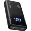 INIU 100W Power Bank, Mini Size 25000mAh High Capacity Laptop Portable Charger, USB C in&Out Tablet Powerbank, Smart Digital Display Phone Charger for iPhone 17 16 15, Samsung, iPad, MacBook, Laptop(Black)