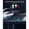 INIU Link Cable, [16FT 5m] VR Cable USB 3.0 High Speed Type C Charger Cable Fast Charging While Playing,USB to USB C Cable for Meta Oculus Quest 3S 3 2 Pico 4 Accessories and Gaming PC Steam VR