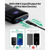 INIU Portable Charger, Smallest 22.5W 10000mAh Power Bank, USB C in/Output Fast Charging 3-Output Mini Battery Pack Charger with Phone Holder for iPhone 17 16 15 14 Air Samsung S23 Google iPad Tablet(Charger)