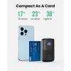 INIU Portable Charger, Smallest 22.5W 10000mAh Power Bank, USB C in/Output Fast Charging 3-Output Mini Battery Pack Charger with Phone Holder for iPhone 17 16 15 14 Air Samsung S23 Google iPad Tablet(Charger)