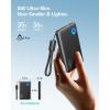 INIU Portable Charger, Ultra Slim 10000mAh 45W PD Power Bank, Fast Charging Mini Battery Pack, Travel Trip Accessories Ship Essentials for College Students Travelers Teen Boys Girls, Blue(Black)
