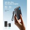 INIU Portable Charger, Ultra Slim 10000mAh 45W PD Power Bank, Fast Charging Mini Battery Pack, Travel Trip Accessories Ship Essentials for College Students Travelers Teen Boys Girls, Blue(Beige)
