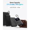 INIU 45W Power Bank, Slimmest 10000mAh Portable Charger with Built in USB-C Cable, Fast Charging USB C in&Out Battery Pack, Travel External Phone Charger for iPhone 17 16 15 Samsung S24 S23 Google etc(Black)