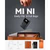 INIU Small Portable Charger, 45W PD Fast Charging 10000mAh Power Bank, Battery Pack with Attached USB C Cable, Travel Essentials Powerbank for iPhone 17 16 15 14 Pro Air, Xiaomi, Samsung S25 S24 etc(Black)