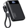 INIU Portable Charger, Smallest 22.5W 20000mAh USB C in & Out Power Bank Fast Charging, PD 3.0+QC 4.0 LED Display Phone Battery Pack Compatible with iPhone 17 16 15 14 Pro Samsung S24 Google iPad etc(Mini Size)