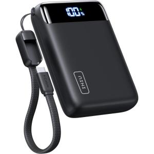 INIU Portable Charger, Smallest 22.5W 20000mAh USB C in & Out Power Bank Fast Charging, PD 3.0+QC 4.0 LED Display Phone Battery Pack Compatible with iPhone 17 16 15 14 Pro Samsung S24 Google iPad etc(Mini Size)