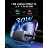 INIU USB C Charger Block, 2-Pack 30W PD Fast Charging, [USB-C + USB-A] 16 15 Charger with Foldable Plug, GaN Tech Type C Power Adapter for 16, 15 Pro Max, Samsung S25, S24, iPad Pro etc