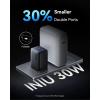 INIU USB C Charger Block, 2-Pack 30W PD Fast Charging, [USB-C + USB-A] 16 15 Charger with Foldable Plug, GaN Tech Type C Power Adapter for 16, 15 Pro Max, Samsung S25, S24, iPad Pro etc