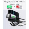 INIU USB C to USB C Cable, 240W Fast Charging Type C Charger Cord, Braided USBC Phone Charger Cable for iPhone 17 16 Pro Max Samsung S25 S24 Laptops MacBook Air 15 M3 iPad Switch [1ft+1ft Black](Black)