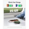 INIU Portable Charger, Smallest 22.5W 20000mAh USB C in & Out Power Bank Fast Charging, PD 3.0+QC 4.0 LED Display Phone Battery Pack Compatible with iPhone 17 16 15 14 Pro Samsung S24 Google, Beige(Green)