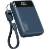 INIU Portable Charger, Smallest 22.5W 20000mAh USB C in & Out Power Bank Fast Charging, PD 3.0+QC 4.0 LED Display Phone Battery Pack Compatible with iPhone 17 16 15 14 Pro Samsung S24 Google, Beige(Blue)