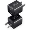 USB C Charger, [2 Pack] INIU 20W Fast Wall Charger for iPhone Power Adapter Mini Type C Quick Charging Plug for iPhone 15 14 13 12 11 Mini Pro Max X Samsung Galaxy Google Pixel iPad Airpods Pro, etc